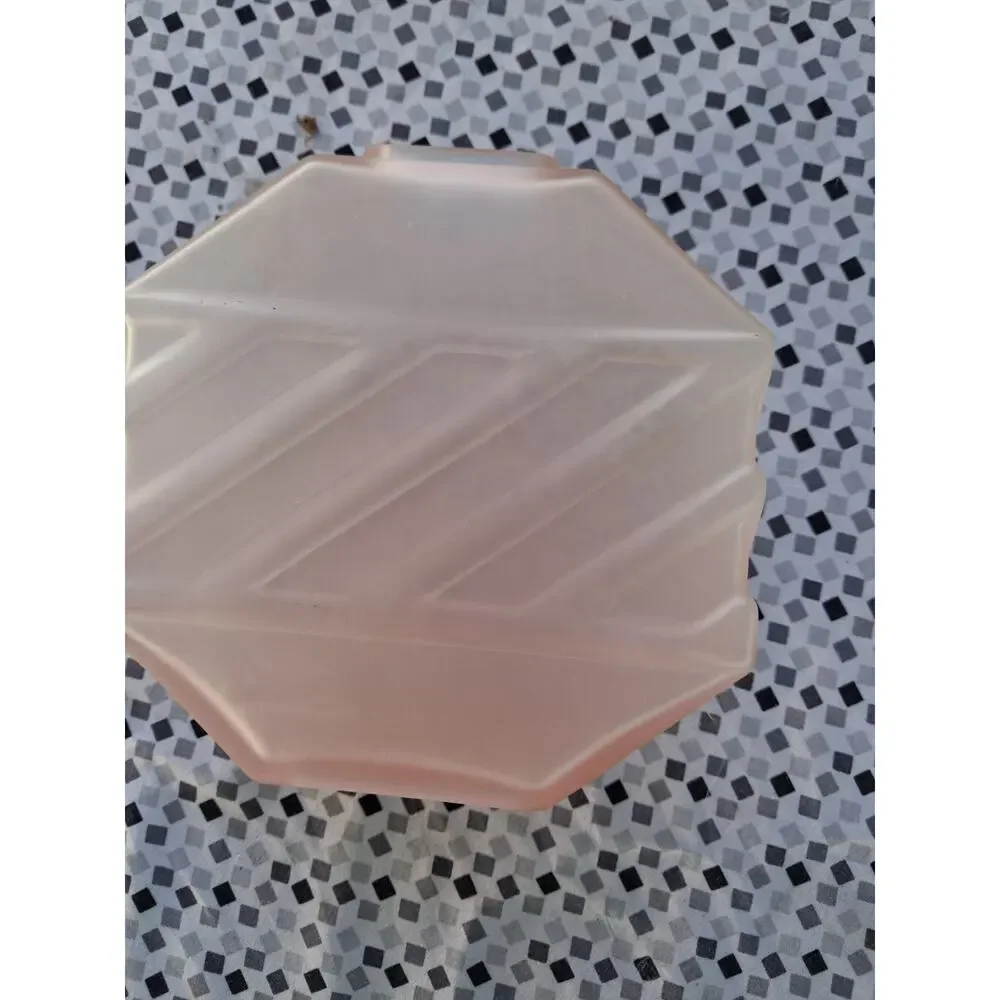 Pink Satin Balos 8 Sided Vase